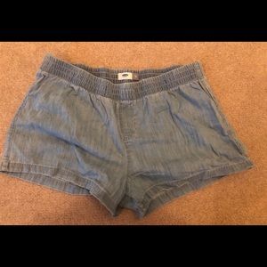 Old Navy elastic waist, denim-like shorts, XL